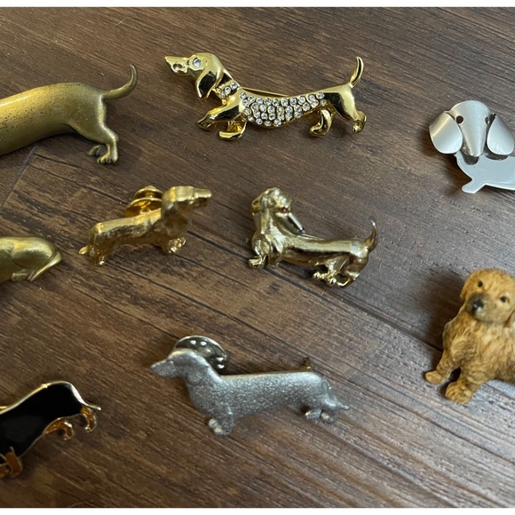 Dachshund weenier dog pins (lot of 9) - Picture 2 of 6